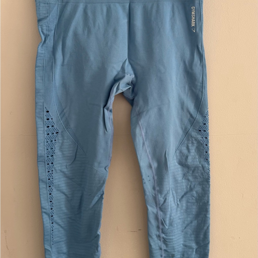 Gymshark Kids Leggings in Soft Blue